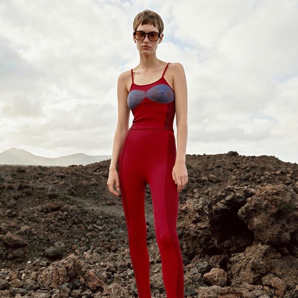 Zara Seamless Jacquard Coordinating Set